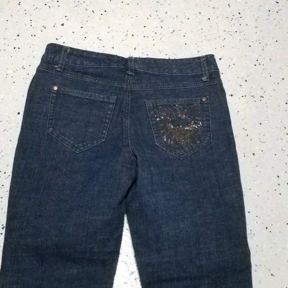 AK Anne Klein Women's Denim Capri Jeans ~ Sz 6 - Picture 4 of 5